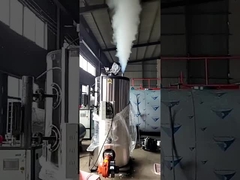 หม้อต้มไอน้ำก๊าซธรรมชาติขนาดเล็กอัตโนมัติเต็มรูปแบบ 3.1 ตรม 700 * 750 * 1350 มม