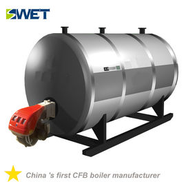 High efficiency 8.4 MW gas oil hot water boiler for Food Industry