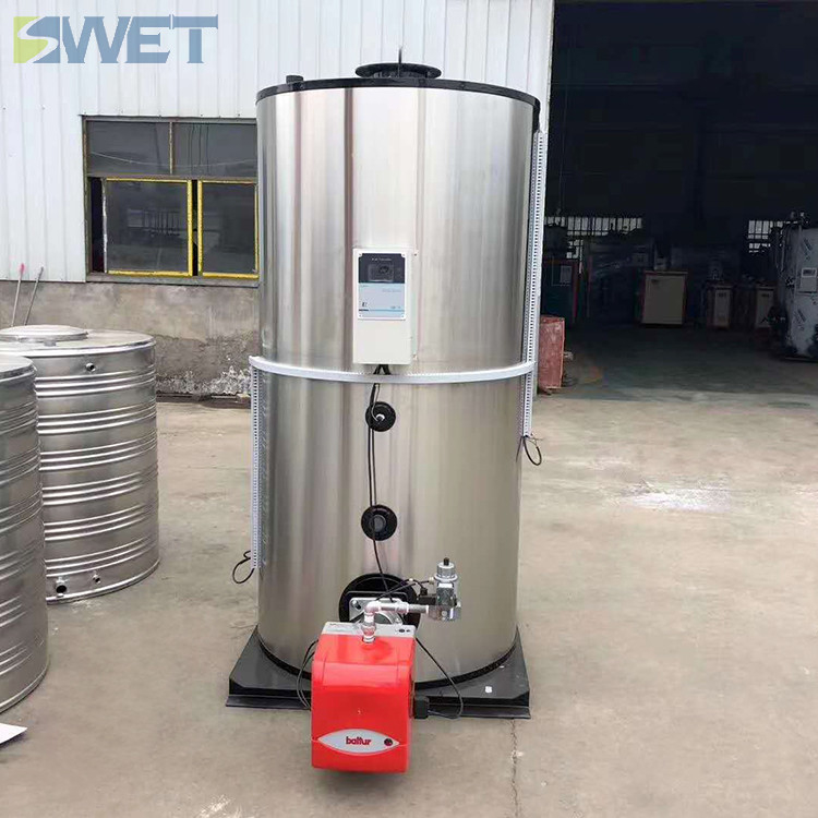 Vertical Diesel Fired Hot Water Boiler For Hotel 100000kcal 220V